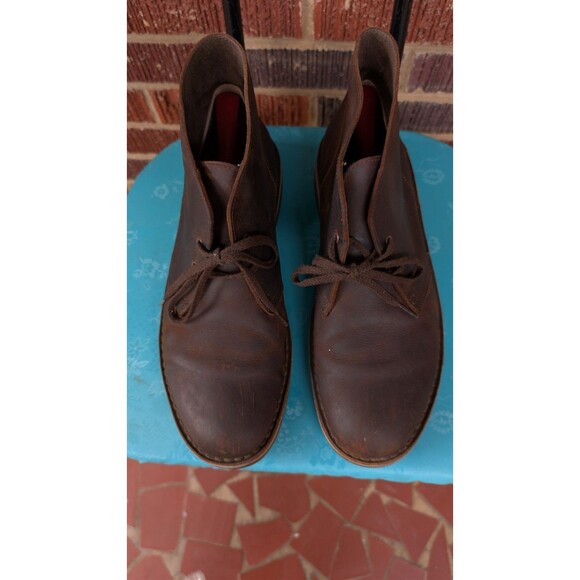Clarks Mens Desert Boot 11 Brown Beeswax Leather Originals Chukka 261382217100 main image 10